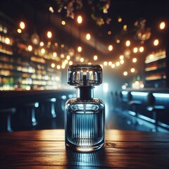 Scenic view of perfume bottle