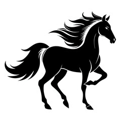 Obraz premium horse vector illustration ,white background
