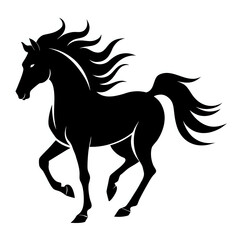 Obraz premium horse vector illustration ,white background