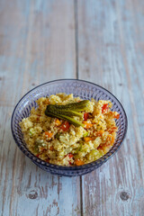 homemade couscous with vegetables recipe