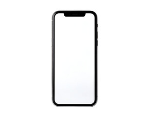Modern handheld gadget with a clean blank display ready for digital content and application designs.