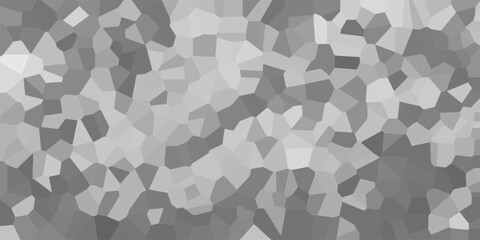 Obraz premium Abstract mosaic background composed of interlocking geometric shapes in various shades of gray creating a modern patterned design