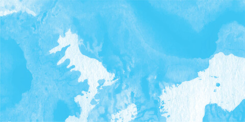 Abstract watercolor background in light blue and white for artistic designs and decorative digital projects