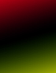 Vibrant Red to Black to Green Gradient Background with Abstract Color Flow