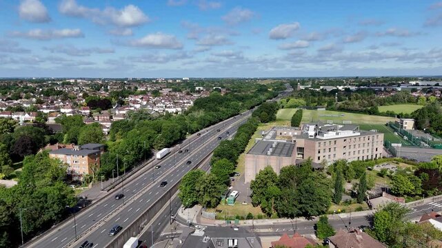 A40 road into London in Greenford