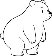polar bear vector illustration