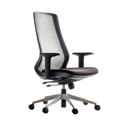Ergonomic Office Chair Modern Design Superior Comfort isolated on transparent background