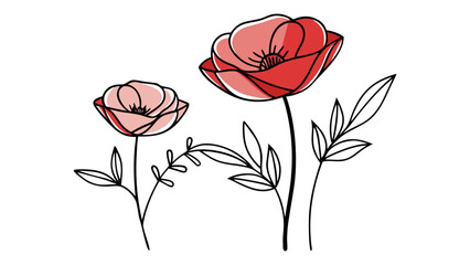 bouquet of red tulips