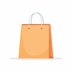 An appealing graphic of a shopping bag, ideal for retail design, branding materials, and advertising campaigns with a focus on simplicity.