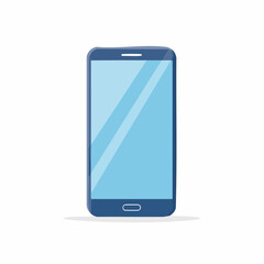 Displaying a modern smartphone graphic with a clean design, perfect for mobile app demos or technology-themed projects and related content.