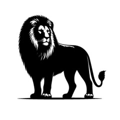 Lion No 14 – Ferocious Jungle King Vector Art with Roaring Power