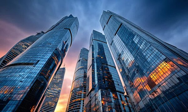 Modern architecture skyscrapers city buildings urban landscape photography travel views 100