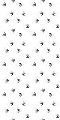 Minimal Black and White Floral Seamless Pattern on White – Modern Summer Fabric, Wallpaper, Stationery Design.