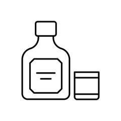 Whiskey  vector icon
