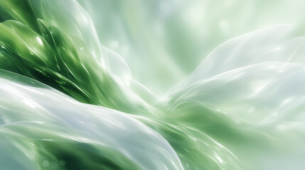 Abstract on the theme of green tea with milk