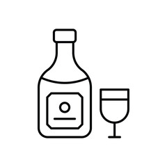 Champagne  vector icon