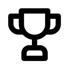 silver trophy cup isolated