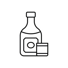 Alcoholic Drink vector icon