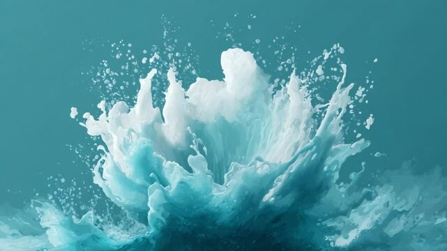 intense vector splash water erupting upward 4K Videos
