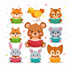 set of animals