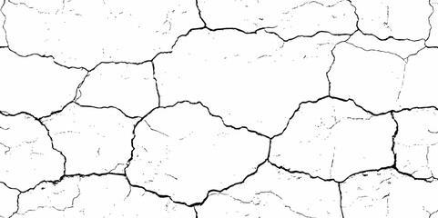 white textured wall with cracks and brick foundation, creating a distressed and some dark spots, textured appearance. it looks aged