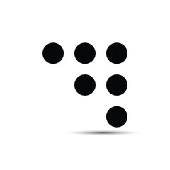 Fototapeta premium dot technology logo design icon
