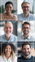 Diverse Group of Smiling Professionals