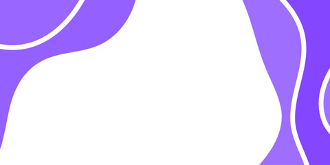 Abstract graphic with flowing, light purple shapes on white background