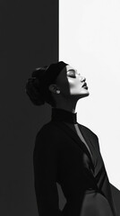 Timeless Monochrome Fashion Editorial
