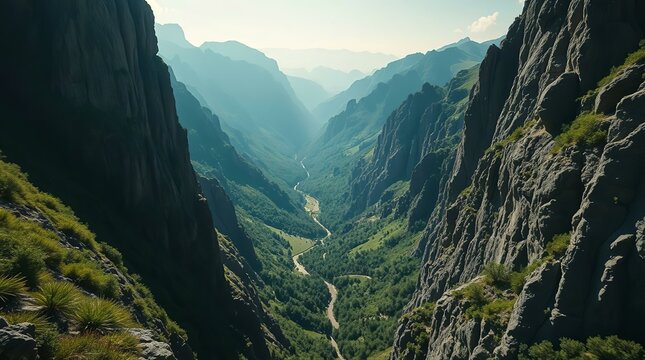 Golden Valley Sunset: Perfect for Travel Vlogs, Outdoor Recreation, Scenic Backgrounds, Tourism Campaigns, and Nature Photography