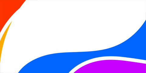 Abstract graphic design with flowing, vibrant colors