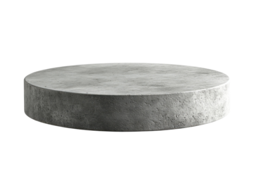 Minimalist Concrete Display Platform Stylish Product Showcase Podium for Modern Presentation on transparent background