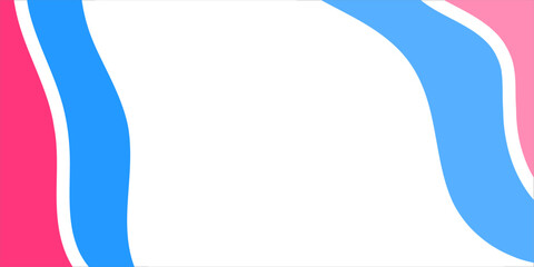 Abstract Background with Pink and Blue Wavy Lines