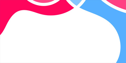 Abstract background with curves and bold colors