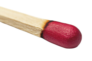 Red Matchstick Flame Macro Photography Fire Starter Ignition Safety Wood Close Up Burning on transparent background