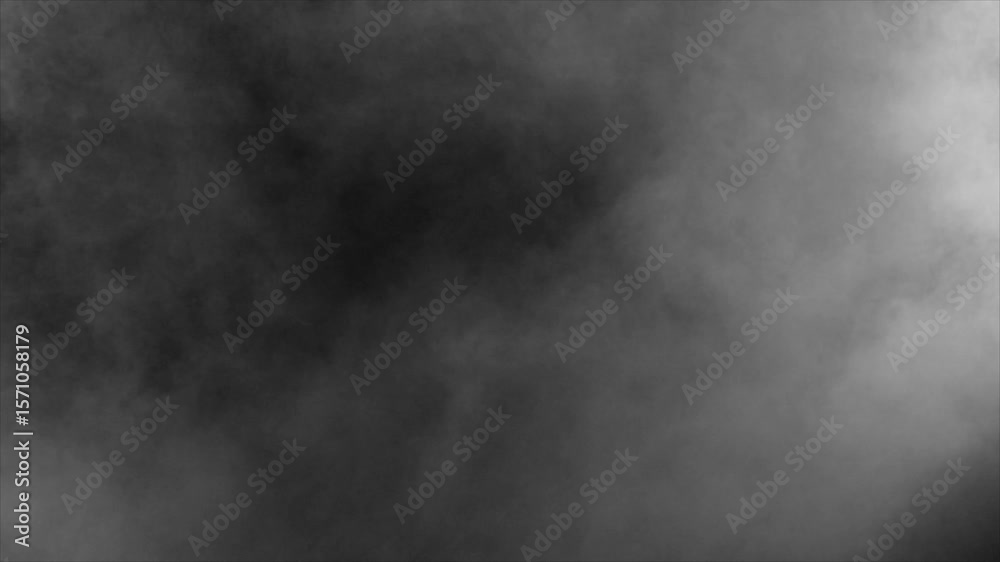 Wall mural immersive, thick fog with dark, churning textures fills the entire screen. background for creating a
