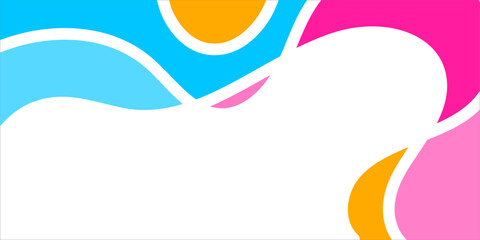 Abstract Background Design with Vivid Colors