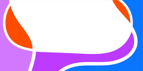 Abstract geometric design with flowing shapes in vibrant colors