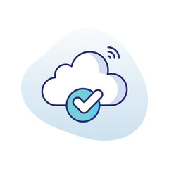Cloud  vector icon