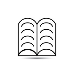 book outline icon