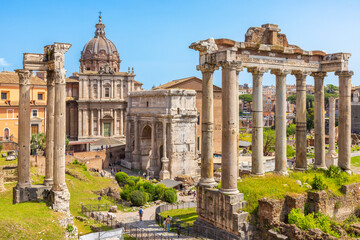 Roman Forum view. Rome, Italy