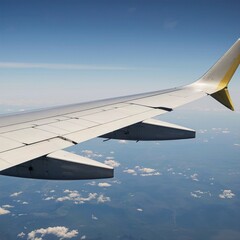 Obraz premium wing of airplane