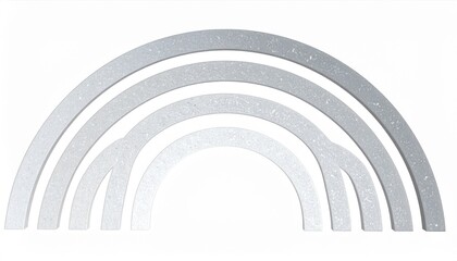 Silver Glitter Rainbow Abstract Background