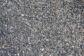 texture of gravel stones on ground background	