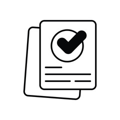 Documents vector icon