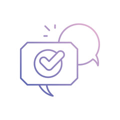 Conversation  vector icon