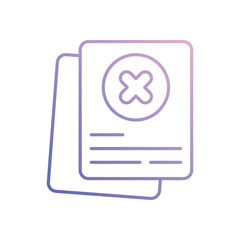 Cancel  vector icon