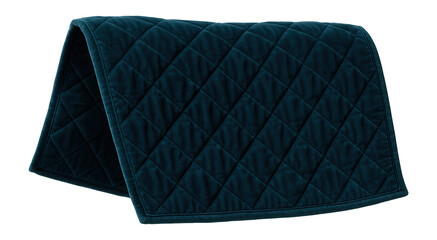 Velvet decorative throw with a quilted diamond pattern, ideal for a touch of elegance on a guest bed.