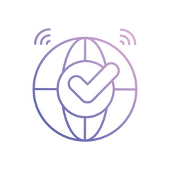 Globe vector icon