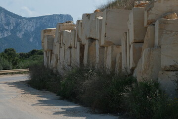 Sardinia, diverse island with landscapes, beaches and art in the Mediterranean

